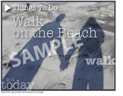 Beach Walk Poster